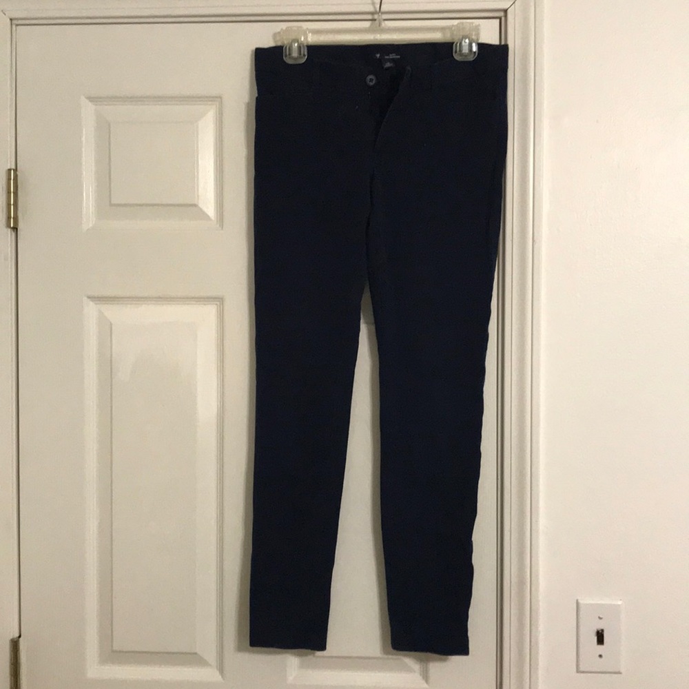 Gap navy cropped pant